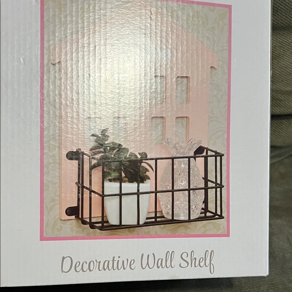 Blue House-Shaped Decorative Wall Shelf